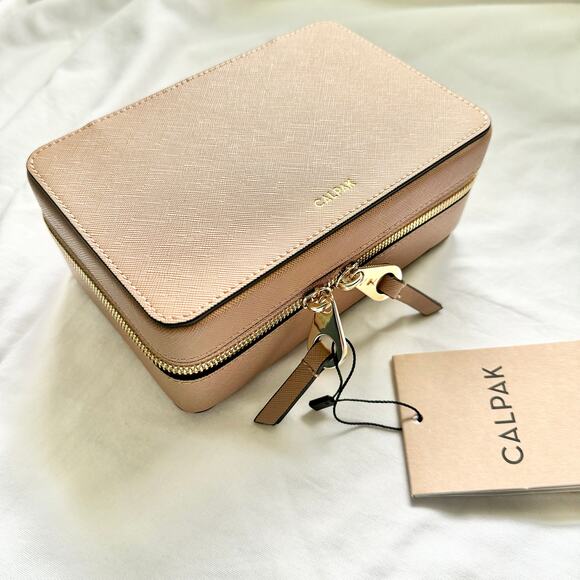 CALPAK Jewelry Case in Caramel NWT - Picture 3 of 7